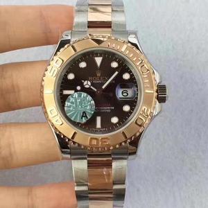 JFファクトリーのRolex Yacht-Master 16623ブラックマザーオブパールウォッチ