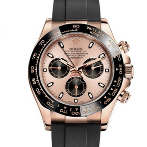 N Factory Rolex Daytona V8 Ultimate Edition m116515ln-0013シャンパンローズゴールドテープメンズ機械式時計アップグレードバージョン。