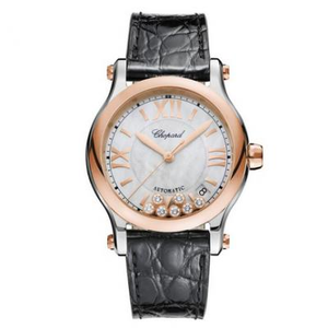 YF Chopard 278559-6008 V2 Shell Face Upgraded dameshorloge, dames mechanisch riemhorloge.