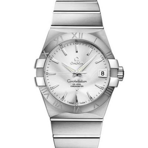 VS Omega Constellation 123.10.38.21.02.001 is de essentie van Omega. Een goed uitziende stijl roestvrij stalen band heren