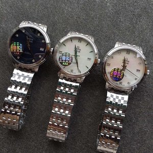 Top precisie imitatie Omega Diefei serie dames mechanische horloges een op een replica van de hoogste versie