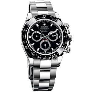 JH Rolex 116500LN-78590 Daytona Nieuwe verbeterde versie Roestvrij stalen band automatische mechanische beweging Herenhorloge