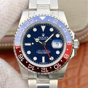 EW Rolex Greenwich GMT-Master II functie mechanisch herenhorloge (blauw-rode cirkel)