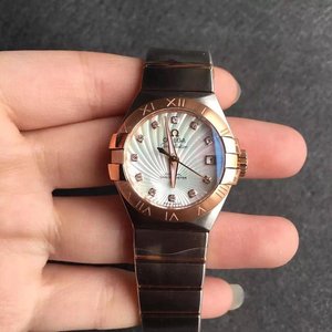 Nieuwe Omega Constellation Series Golden Circle Pattern Fritillaria