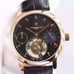 De kinetische energie van Vacheron Constantin toont de ware tourbillon van de zon, maan en sterren.