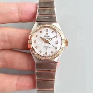 3S produced OMEGA Constellation series PLUMA light feather watch equipped with 8520 movement "Constellation" ladies watch