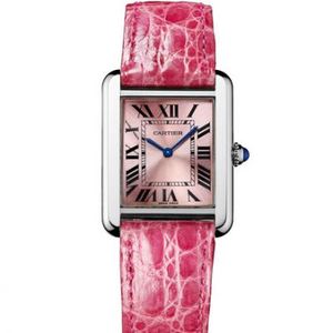 K11 Factory Cartier TANK Tank Series W5200000 Quartz Female Watch Powder Noodle