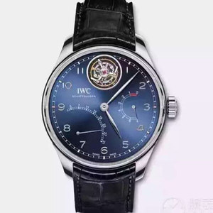 IWC portugisisk modell IW504601, 51900 automatisk reell tourbillon mekanisk bevegelse herreklokke.