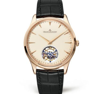 Jaeger-LeCoultre Master 1322410 Helautomatisk Real Tourbillon mekanisk bevegelse Perfekt gjengivelse.