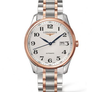 Klassisk kopi Longines Master L2.893.5.79.7 rosegull automat.