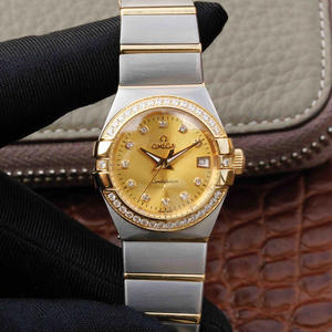 Omega Constellation Custom Pure Swiss ETA2671 Automatic Ladies Mechanical Movement Watch, 316 Rustfritt stål Etui, Original 1: 1 Utførelse.