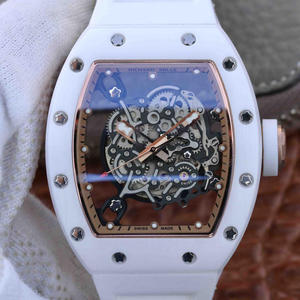 RM-fabrikk Richard Mille RM055 tape keramisk menns automatiske mekaniske klokke.