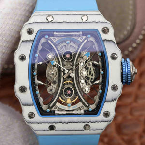 Den øverste kopien Richard Mille RM53-01 menns automatiske mekaniske klokke high-end karbonfiber.