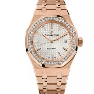 Audemars Piguet Royal Oak 15451OR. ZZ.1256OR.01 casal relógio rosa ouro com diamantes