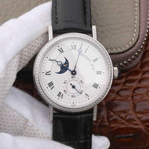 Breguet Classic Series---Breguet 4396 assista todas as funções sincronizadas originalmente, o canto superior esquerdo é a exibição dia e noite