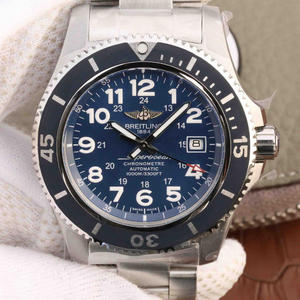 Relógio mecânico dos homens com correia de aço da série GF Breitling A17392D8 Superocean II (SUPEROCEAN Ⅱ).