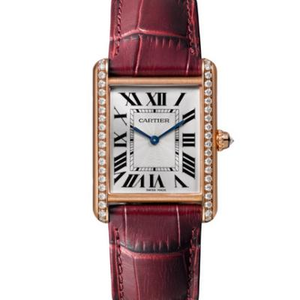 TK Cartier tank WJTA0014 última série Tank Louis série neutro quartzo homens e mulheres podem usar