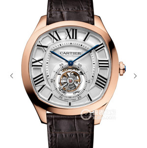 A pluma de balão azul Cartier real tourbillon série masculina de topo máquinas de volante real