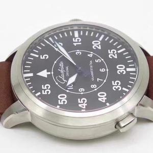 [Lançamento de novo produto de GF] Relógio Glashütte Pilot 100-09-07-04-04 Equipado com réplica de gaivota movimento cal.100-9