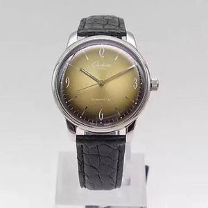 Outro relógio lendário é lançado?? "SpezimaticGF novo Glashütte dourado retro 60s cor de relógio comemorativo.