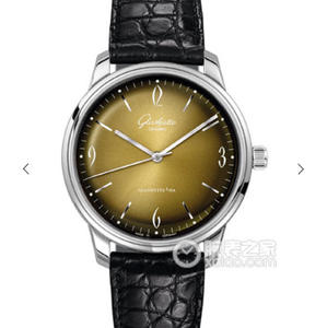 FK Glashütte Original 1-39-52-08-02-01 Relógio mecânico de cinto masculino.