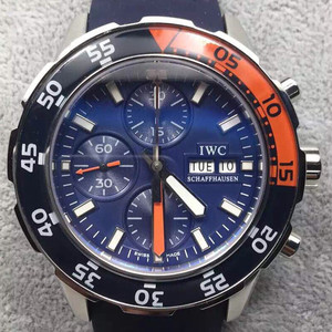 IWC Ocean Time Series Novo 7750 Cronógrafo Movimento Mecânico Relógio Masculino