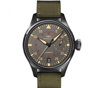 IWC Cerâmica Dafei Modelo IW501902 Série: Relógio mecânico piloto masculino, reserva de energia 168 horas