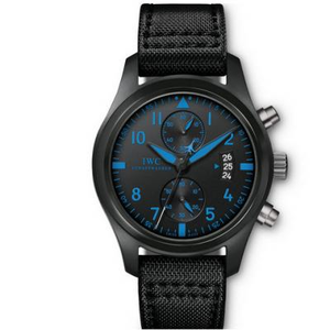 IWC modelo de série piloto IW388003, ASIA7750 relógio mecânico automático