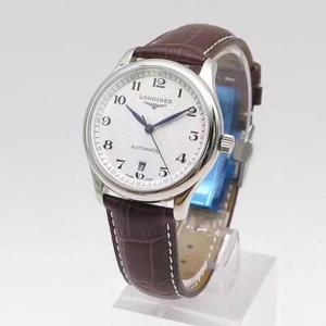 Produzido pela JF Longines Masters A melhor moda Longines Movimento mecânico automático Calendário único e modelos de cinto de calendário duplo estão disponíveis