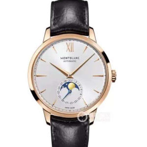 VF fábrica réplica Montblanc U0111185 masculino relógio mecânico função fase da lua.