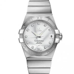 VS Omega Constellation 123.10.38.21.52.001 é a essência do Ômega. Um homem de cinta de aço inoxidável de bom estilo