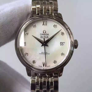 mk fábrica reencenado Omega De Ville 424.10.33.20.53.001 relógio feminino mecânico