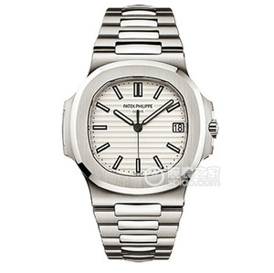 Réplica de fábrica de mk Patek Philippe Nautilus 5711/1A Clássico de aço inoxidável branco