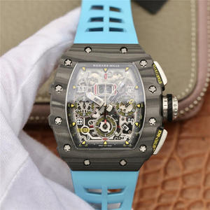 KV Richard Mille Miller RM11-03 Série Relógio Mecânico Masculino (Fita Azul)