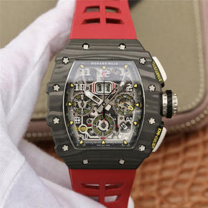 KV Richard Mille Miller RM11-03 Série Relógio Mecânico Masculino (Red Tape)