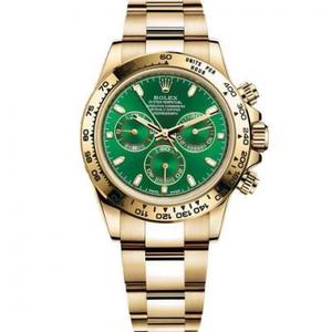 A melhor série Rolex Daytona da fábrica AR 116508 Jin Ludi 18k ouro relógio mecânico cronógrafo masculino