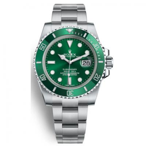 N Factory v8s versão rolex green ghost (submariner série 116610LV Green Ghost) relógio mecânico masculino