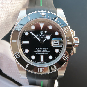 Rolex black water ghost nigger v7 versão SUB Submariner série 116610LN fita