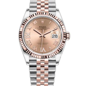 GM novo log ladies 36mm rosa ouro 2018 novo log 14k ouro-covered série automática de movimento mecânico cinta de aço inoxidável