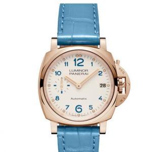 VS fábrica Panerai 908 756 relógio mecânico rosa ouro masculino .