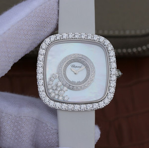 KG Chopard (Шопард) HAPPY DIAMONDS серии 204368-1001 женские квадратные часы