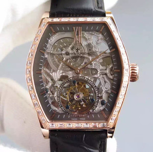 Vacheron Constantin (Мальта серии полые tourbillon) стиль механических мужских часов