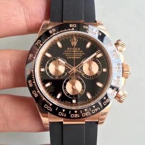 N Factory V8 Rolex Daytona Series 904 Steel Rose Gold Tape Edition Новый индивидуальный эксклюзивный калибр 4130 с автоматическим подзаводом