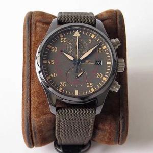 Zf Factory Re-engraved IWC Pilot's Series TOP GUN Naval Air Combat Force MIRAMAR Chronograph