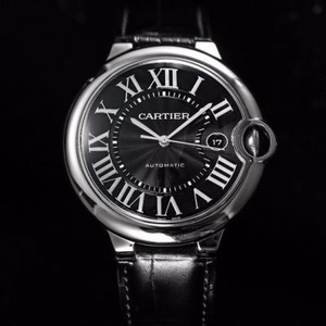 V9 Cartier Blue Balloon WSBB0025 Platinum Upgraded 42mm Men's Watch Automatic Mechanical Movement Case 18k White Gold