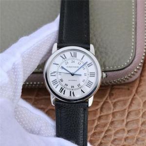 A8 Cartier London SOLO medium WSRN0021 klocka, diameter 36mm, tjocklek 9.46, original 076 helautomatisk mekanisk rörelse