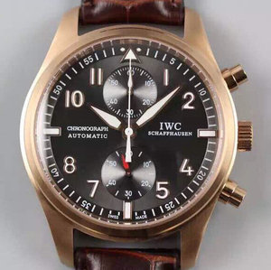 IWC pilotserie super fighter series 7750 automatisk mekanisk rörelse herrklocka.