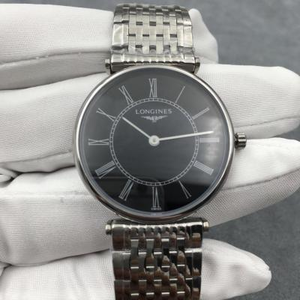 Fin imitation av Longines Garland-serien importerade kvartsrörelsedamer / herrklockor