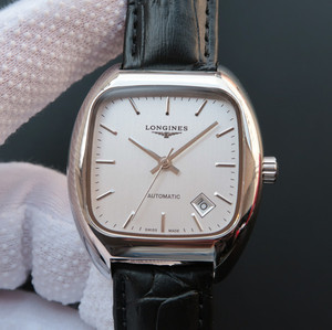 Longines officiella ny ankomst Följ \\ u0026 # 127381; retro traditionell neutral konst explosion fyrkantig modell.