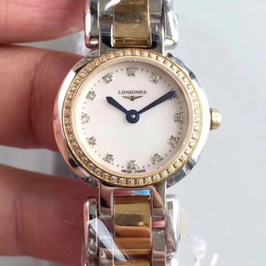 KZ-fabrikens starkaste kopia Longines Heart and Moon-serien damkvarts i 18k guld.